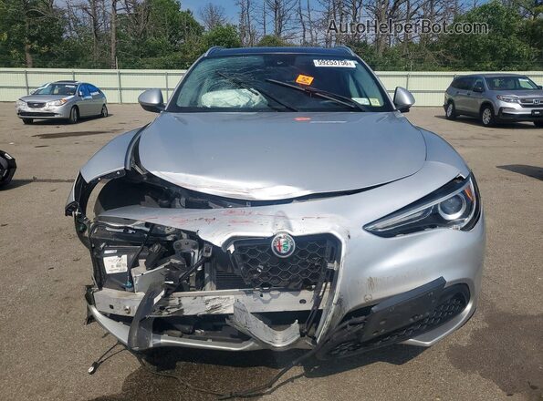 ZASPAKBN1K7C67844 2019 ALFA ROMEO STELVIO Серебряный Вид спереди