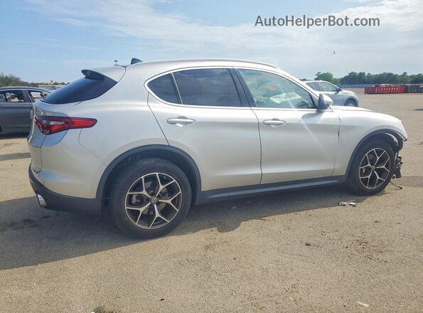 ZASPAKBN1K7C67844 2019 ALFA ROMEO STELVIO Серебряный Задняя правая четверть