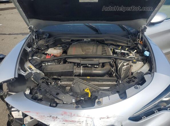 ZASPAKBN1K7C67844 2019 ALFA ROMEO STELVIO Серебряный Вид подкапотного пространства