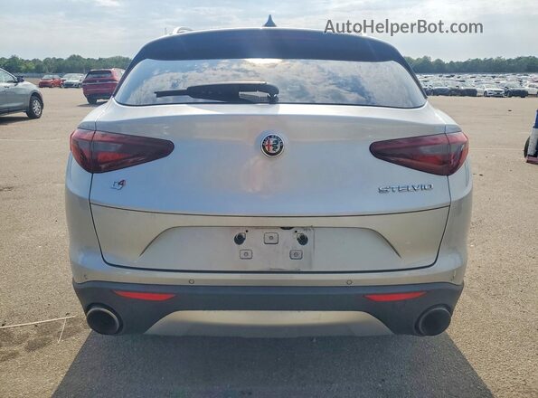 ZASPAKBN1K7C67844 2019 ALFA ROMEO STELVIO Серебряный Вид сзади