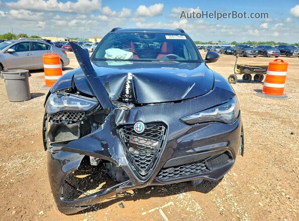 ZASPAKBN1R7D78887 2024 ALFA ROMEO STELVIO Black Front view