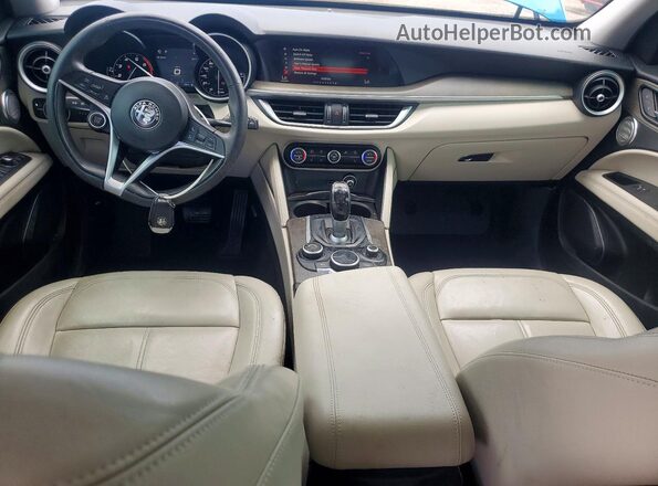 ZASPAKBN2K7C71904 2019 ALFA ROMEO STELVIO Синий Вид панели приборов