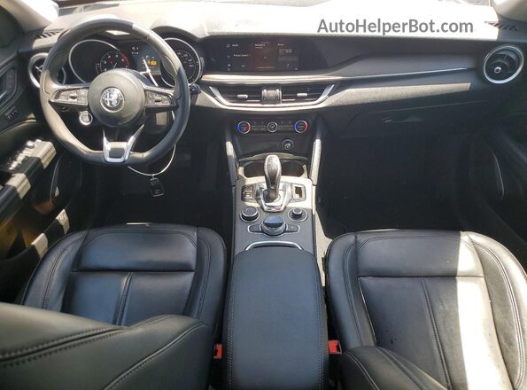 ZASPAKBN2L7C83357 2020 ALFA ROMEO STELVIO White Widok deski rozdzielczej