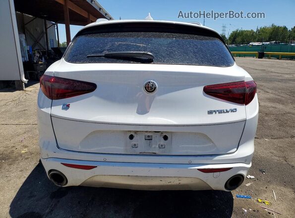 ZASPAKBN2L7C83357 2020 ALFA ROMEO STELVIO White Widok z tyłu