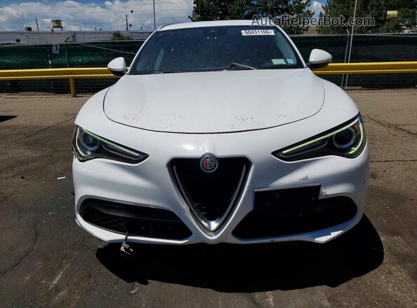 ZASPAKBN2L7C83357 2020 ALFA ROMEO STELVIO White Widok z przodu