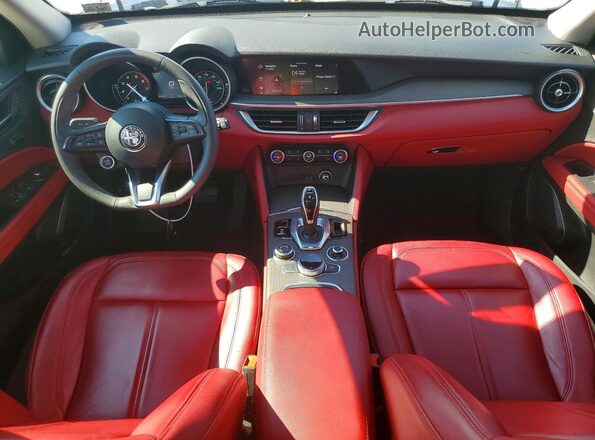 ZASPAKBN3L7C88079 2020 ALFA ROMEO STELVIO White Dashboard view