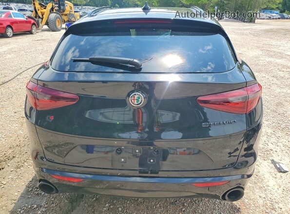 ZASPAKBN3L7C94142 2020 ALFA ROMEO STELVIO Black უკანა ხედი