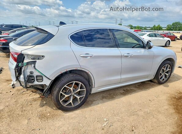 ZASPAKBN4M7D15436 2021 ALFA ROMEO STELVIO Серебряный Задняя правая четверть