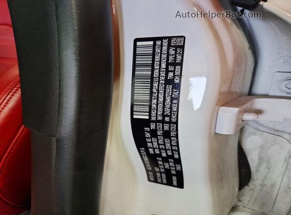 ZASPAKBN4N7D25532 2022 ALFA ROMEO STELVIO White VIN կոդի պիտակի տեսք