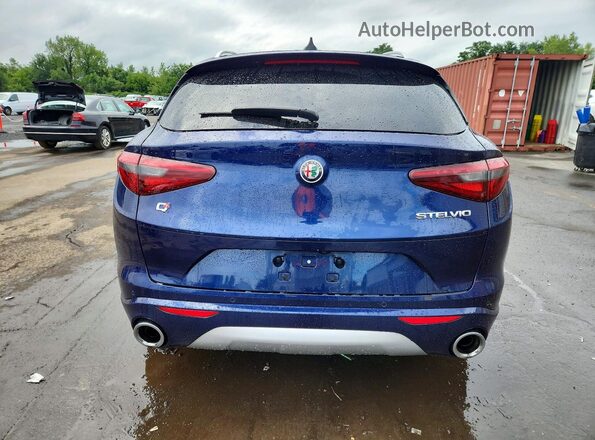 ZASPAKBN5L7C93882 2020 ALFA ROMEO STELVIO Blue უკანა ხედი