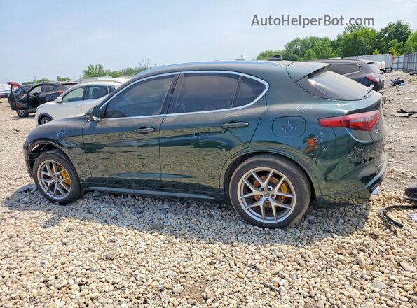 ZASPAKBN5M7D19771 2021 ALFA ROMEO STELVIO Зеленый Задняя левая четверть