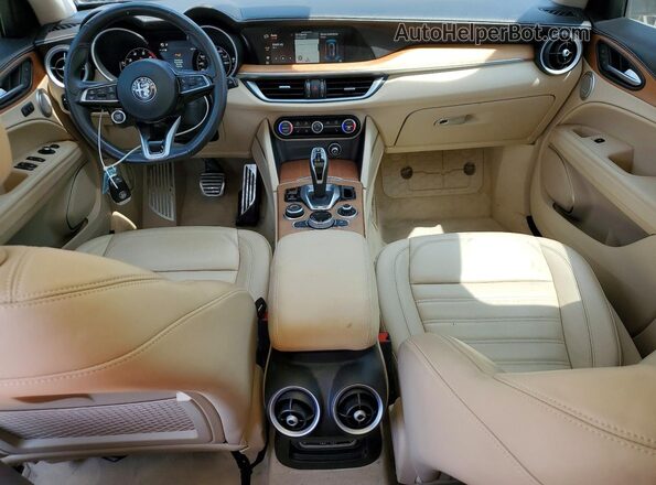 ZASPAKBN5M7D19771 2021 ALFA ROMEO STELVIO Зеленый Вид панели приборов