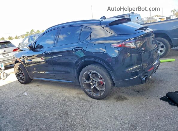 ZASPAKBN5R7D74163 2024 ALFA ROMEO STELVIO Черный Задняя левая четверть