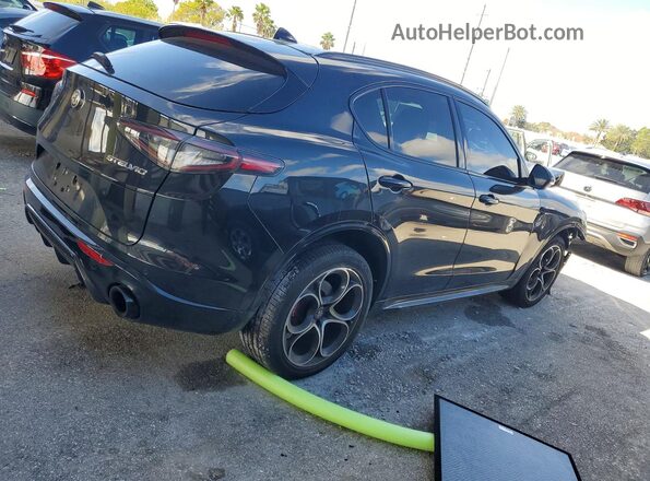 ZASPAKBN5R7D74163 2024 ALFA ROMEO STELVIO Черный Задняя правая четверть
