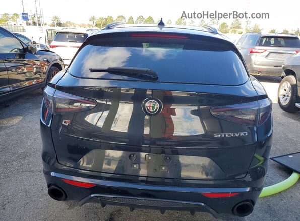 ZASPAKBN5R7D74163 2024 ALFA ROMEO STELVIO Черный Вид сзади
