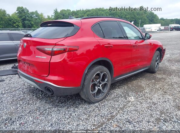 ZASPAKBN6N7D26603 2022 ALFA ROMEO STELVIO Red Задня права чверть