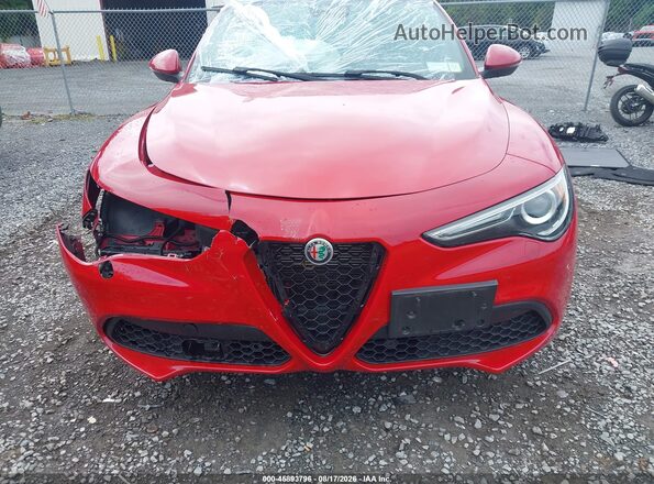 ZASPAKBN6N7D26603 2022 ALFA ROMEO STELVIO Red Вид спереду