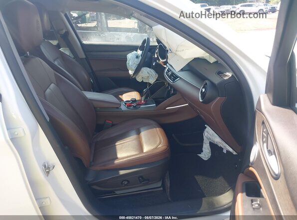 ZASPAKBN7K7C59411 2019 ALFA ROMEO STELVIO White წინა სალონის ხედი