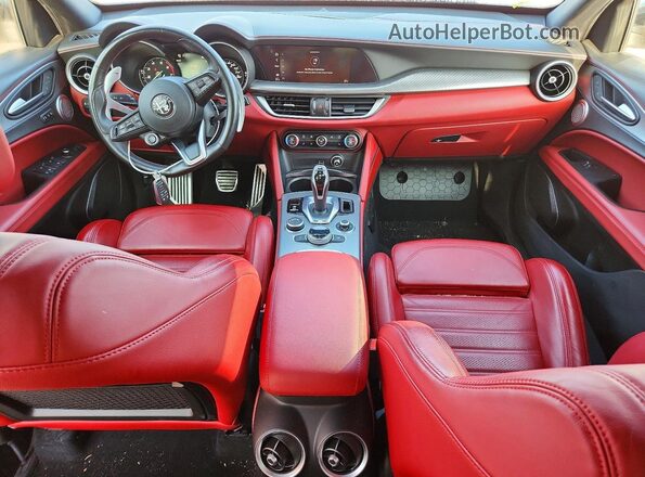 ZASPAKBN7L7C88053 2020 ALFA ROMEO STELVIO White Առջևի վահանակի տեսք
