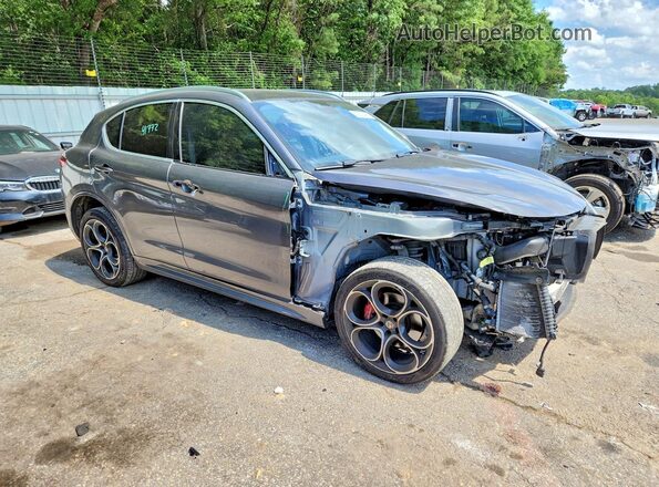 ZASPAKBN7L7C98372 2020 ALFA ROMEO STELVIO Gray Առջևի աջ