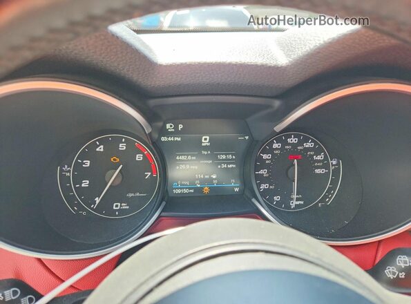 ZASPAKBN7L7C98372 2020 ALFA ROMEO STELVIO Gray Սարքավորումների վահանակի տեսք