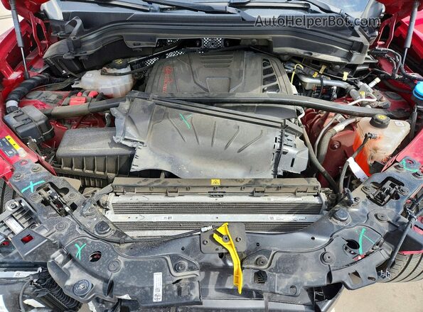 ZASPAKBN7R7D77193 2024 ALFA ROMEO STELVIO Red Widok komory silnika