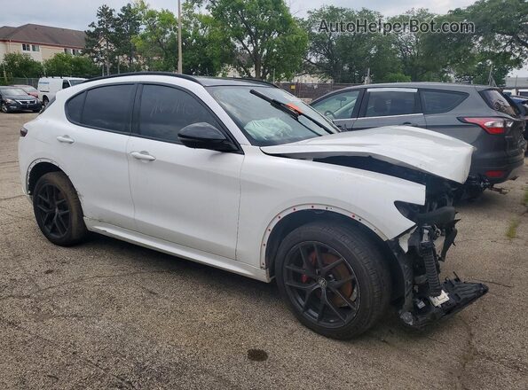 ZASPAKBN8M7D15083 2021 ALFA ROMEO STELVIO White Front right