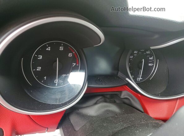 ZASPAKBN8M7D15083 2021 ALFA ROMEO STELVIO White Instrument cluster view