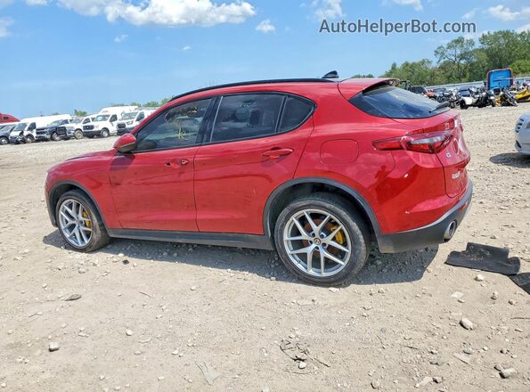 ZASPAKBN9K7C30539 2019 ALFA ROMEO STELVIO Красный Задняя правая четверть