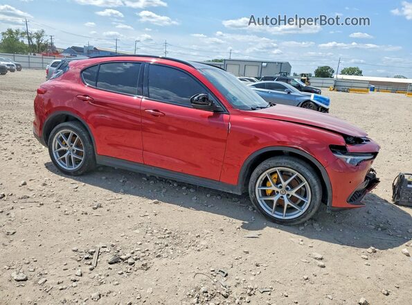 ZASPAKBN9K7C30539 2019 ALFA ROMEO STELVIO Красный Вид спереди