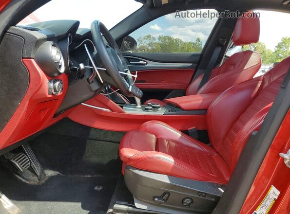ZASPAKBN9K7C30539 2019 ALFA ROMEO STELVIO Красный Вид панели приборов
