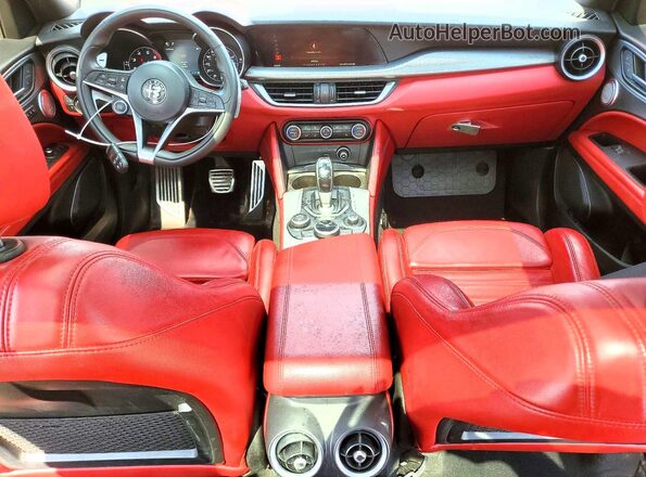 ZASPAKBN9K7C30539 2019 ALFA ROMEO STELVIO Красный Вид щитка приборов