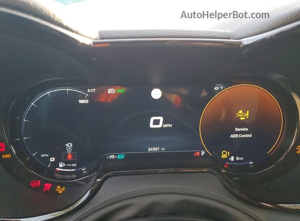 ZASPATDW6R3046444 2024 ALFA ROMEO OTHER Green Instrument cluster view
