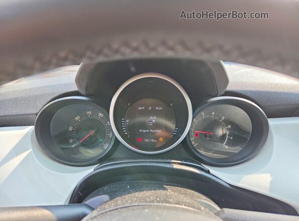 ZFBCFXAB7HP623397 2017 FIAT 500X White Սարքավորումների վահանակի տեսք