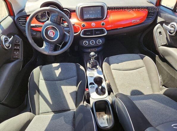 ZFBCFXAH2HP623778 2017 FIAT 500X Orange Առջևի վահանակի տեսք