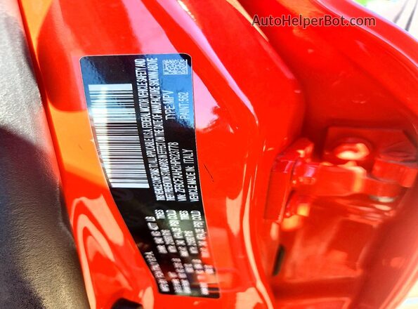 ZFBCFXAH2HP623778 2017 FIAT 500X Orange Շարժիչի բաժամունքի տեսք