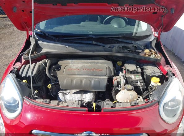 ZFBCFXBT0GP336054 2016 FIAT 500X Red Հետևի տեսք