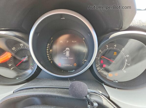 ZFBCFXBT1GP369109 2016 FIAT 500X White Widok zestawu wskaźników