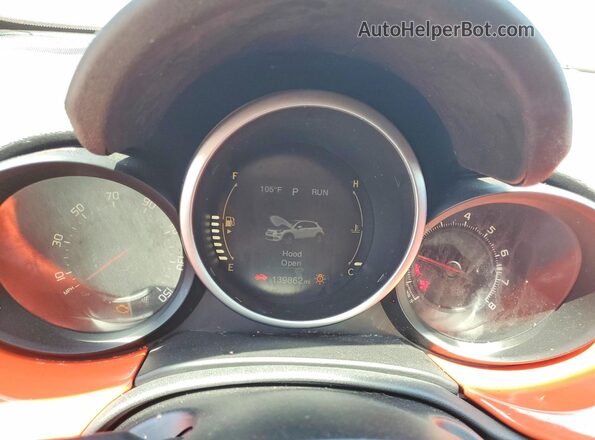 ZFBCFXBT4GP366351 2016 FIAT 500X Orange Սարքավորումների վահանակի տեսք