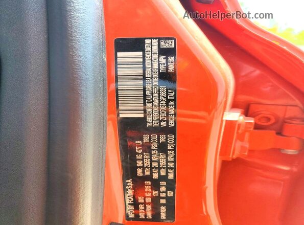 ZFBCFXBT4GP366351 2016 FIAT 500X Orange Շարժիչի բաժամունքի տեսք
