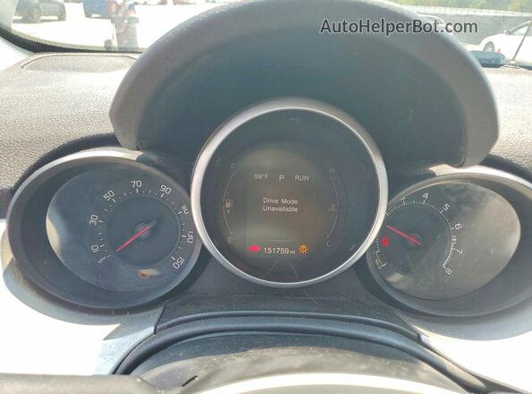 ZFBCFXBT9GP385865 2016 FIAT 500X Silver Vista del cuadro de instrumentos