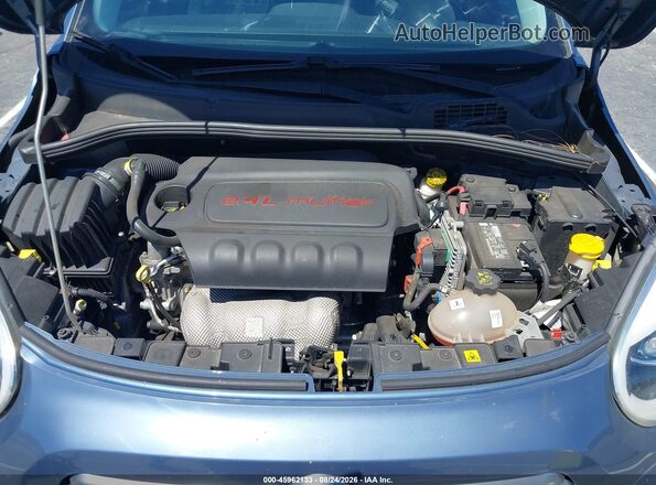 ZFBCFXCB1HP604082 2017 FIAT 500X Blue Հետևի տեսք