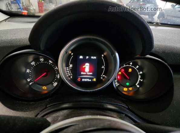 ZFBCFXCT3GP382281 2016 FIAT 500X White Vista del cuadro de instrumentos