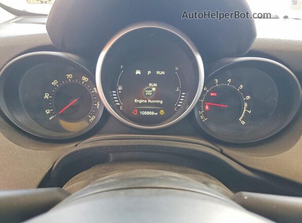 ZFBCFXCT8GP501586 2016 FIAT 500X Red Սարքավորումների վահանակի տեսք