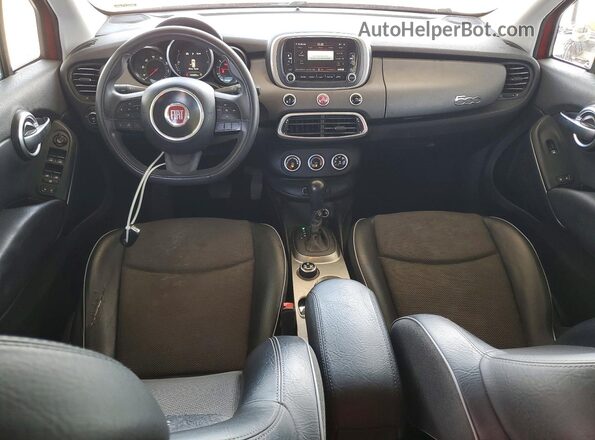 ZFBCFXCT8GP501586 2016 FIAT 500X Red Առջևի վահանակի տեսք