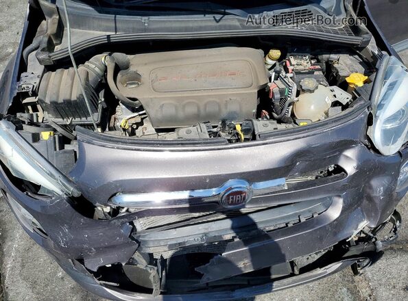 ZFBCFXDB0HP518826 2017 FIAT 500X Brown Vista del compartimento del motor