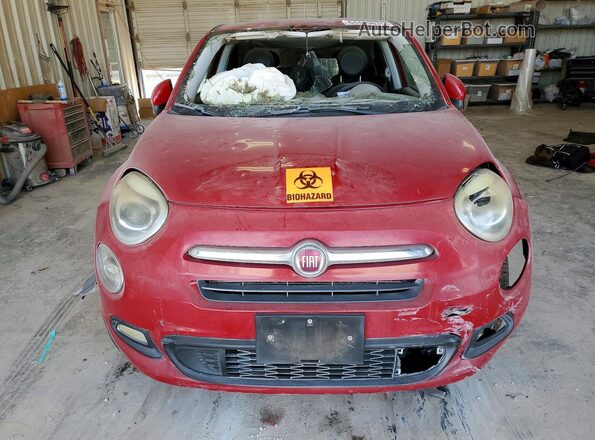 ZFBCFXDT6GP378837 2016 FIAT 500X Red Widok z przodu