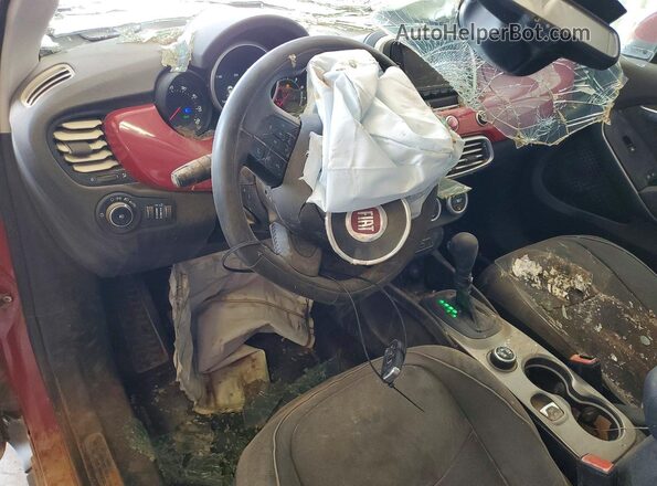ZFBCFXDT6GP378837 2016 FIAT 500X Red Widok deski rozdzielczej