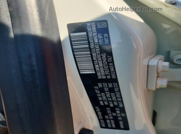 ZFBCFXET0GP408462 2016 FIAT 500X White Vista de la etiqueta del VIN