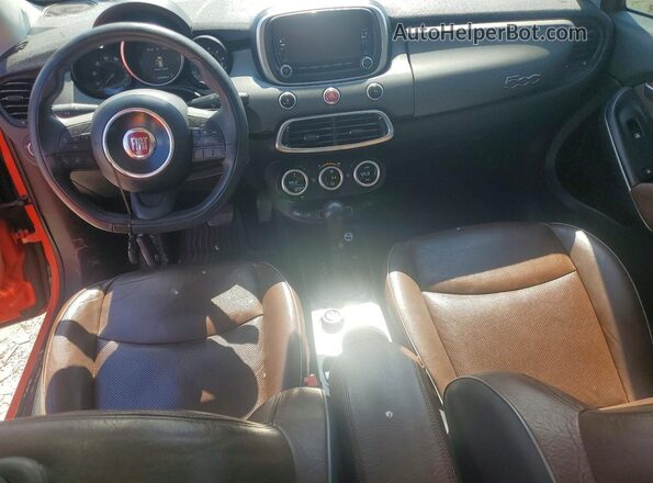 ZFBCFYCB2HP518964 2017 FIAT 500X Orange Առջևի վահանակի տեսք
